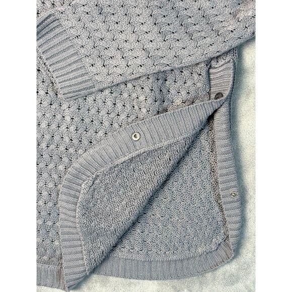Simply Southern Women’s Sweater Grey Snap Tunic Size Medium - Picture 6 of 11